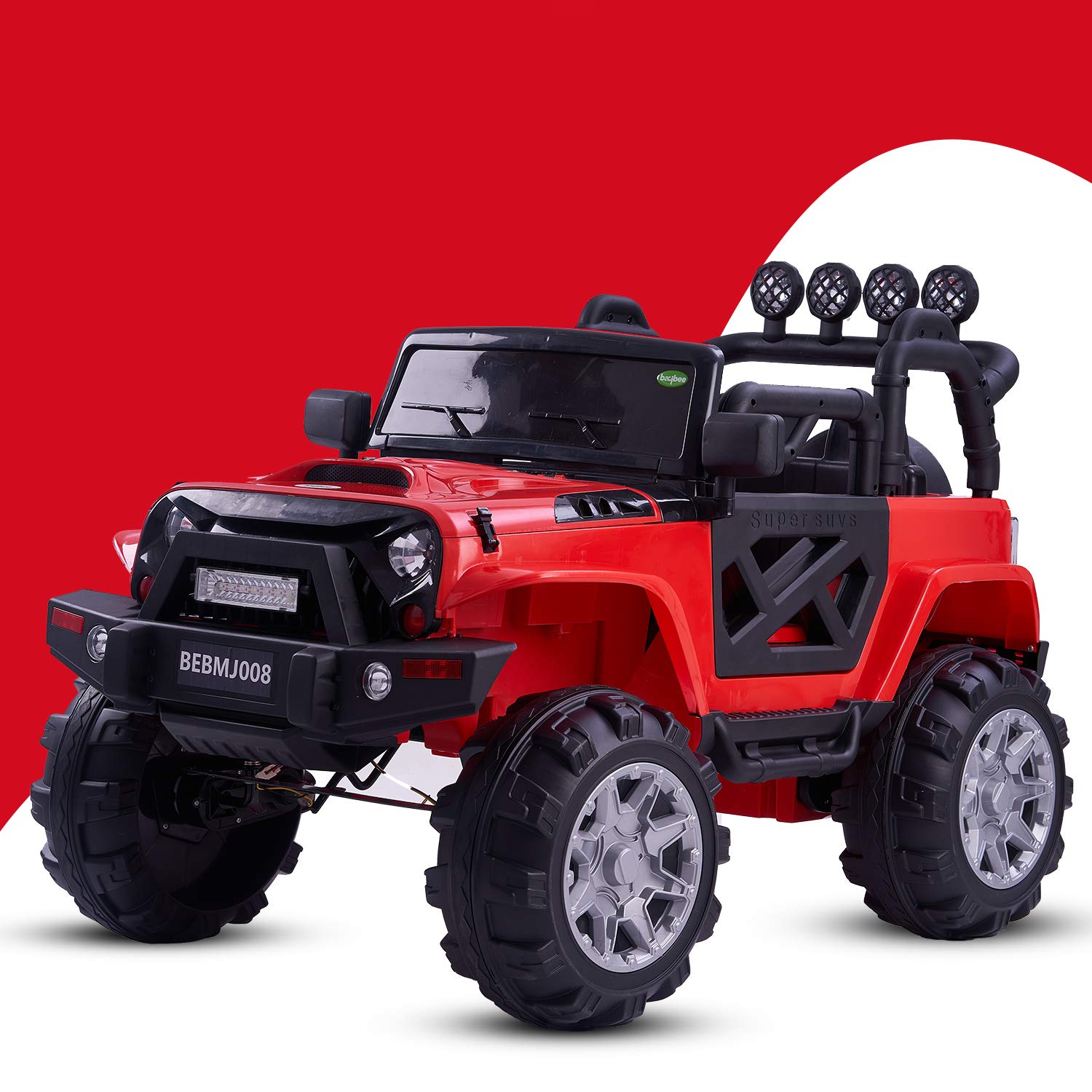 Rover Rechargeable Battery Operated Ride on Jeep for Kids