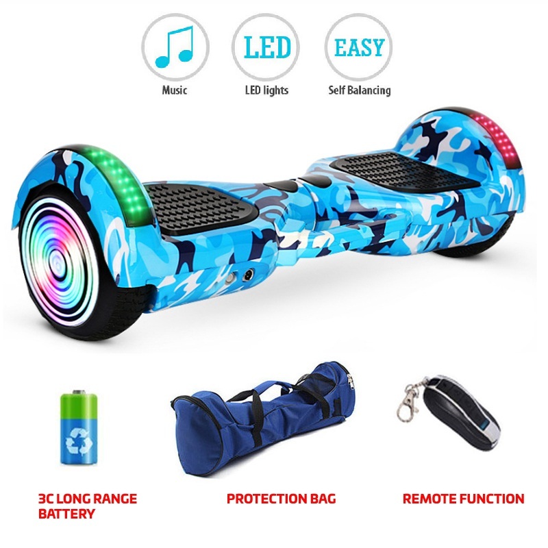 Blue military 6.5 inch hoverboard