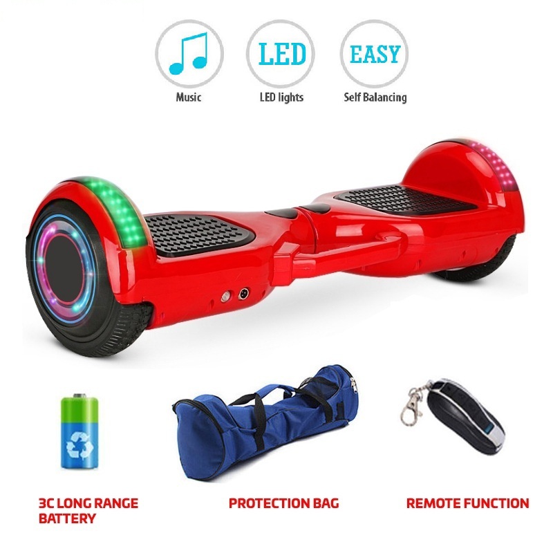 Pro 6.5 Inch Hoverboard with Music, Led Lights & Bluetooth Speakers 2022 Model