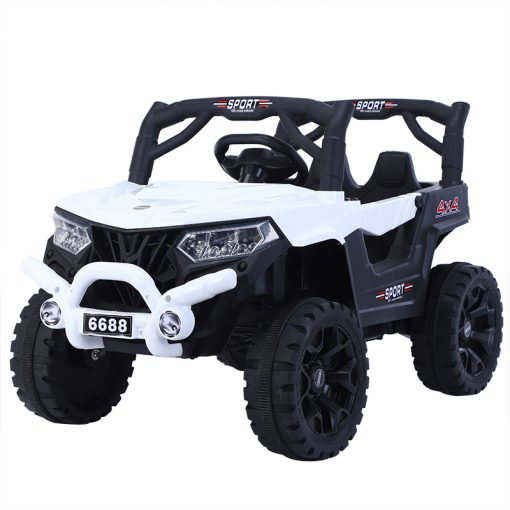 First Toy Battery Operated Jeep for 1-6 years kid, Music, Led Lights